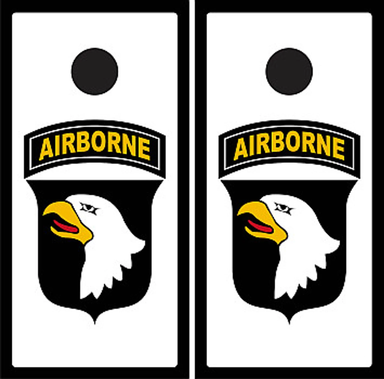 101st Airborne Cornhole Wraps - Set Of 2 3 101st Airborne Cornhole Wraps - Set Of 2