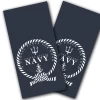Navy Global Force For Good Cornhole Wraps - Set Of 2