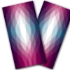 Magenta Crystal Cornhole Wraps - Set Of 2 -Pro Cornhole Shop 107 MagentaCrystal wrap product img 69884.1483846620