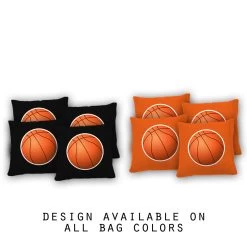 Basketball Cornhole Bags - Set Of 8