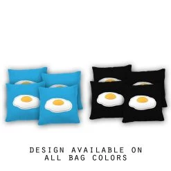Eggs Cornhole Bags - Set Of 8