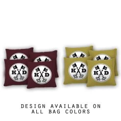 Key Initials Cornhole Bags - Set Of 8