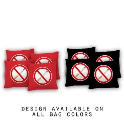 No Smoking Cornhole Bags - Set Of 8