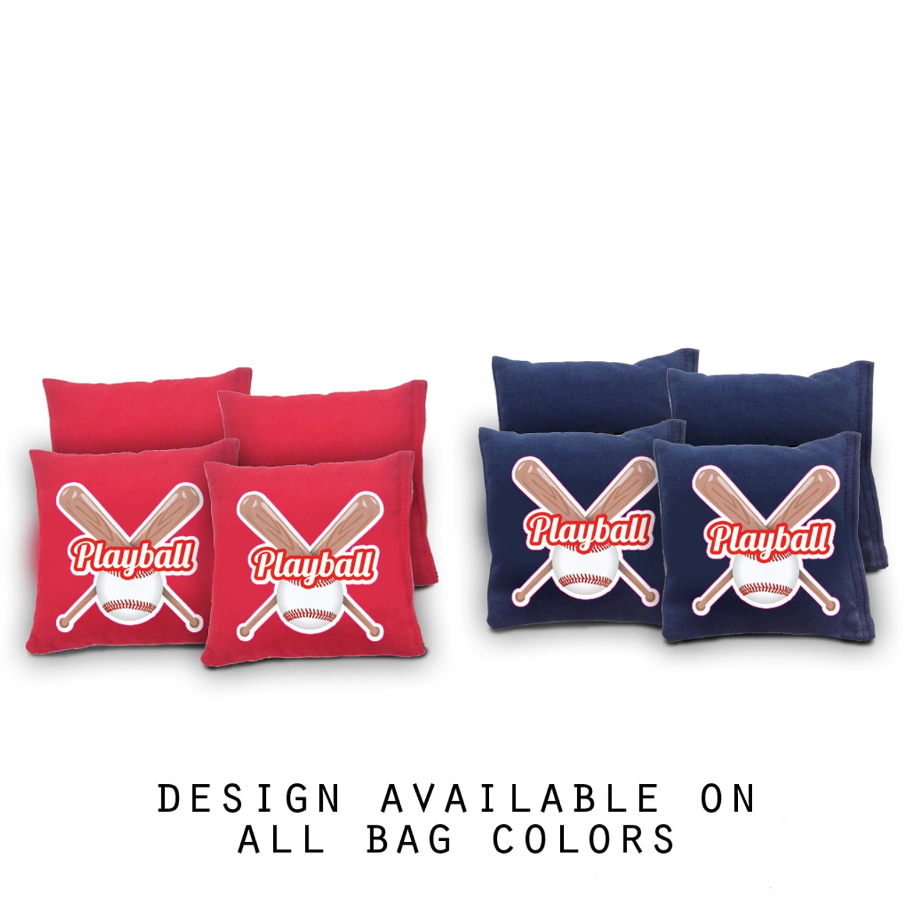 Play Ball Cornhole Bags - Set Of 8 3 Play Ball Cornhole Bags - Set Of 8