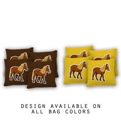 Pony Cornhole Bags - Set Of 8