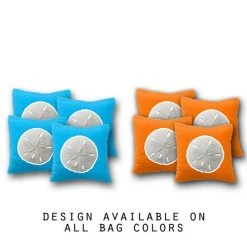 Sand Dollar Cornhole Bags - Set Of 8