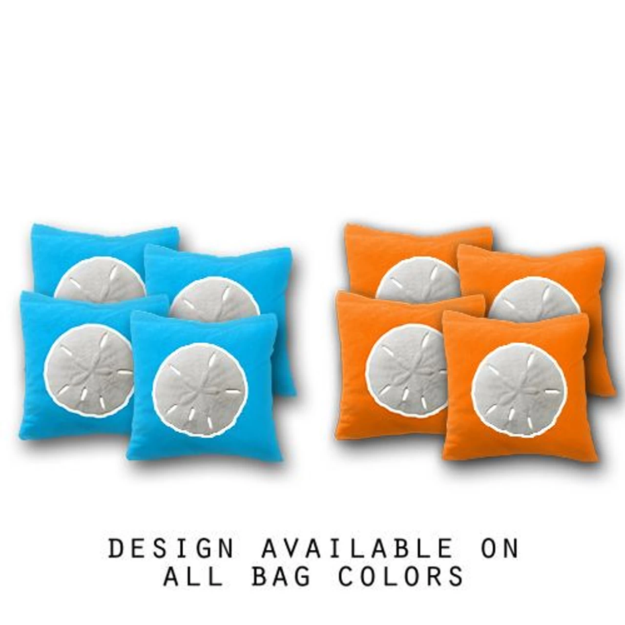 Sand Dollar Cornhole Bags - Set Of 8 3 Sand Dollar Cornhole Bags - Set Of 8
