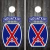 10th Mountain Patch Cornhole Wraps - Set Of 2 2 10th Mountain Patch Cornhole Wraps - Set Of 2 -Pro Cornhole Shop 10th Mountain Patch wood 34868.1685317253