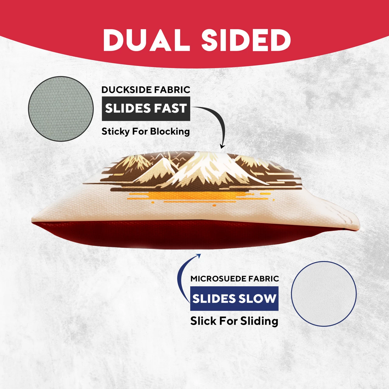 Blue Gold Eagle Tournament Cornhole Bags - Set Of 8 5 Blue Gold Eagle Tournament Cornhole Bags - Set Of 8 - Image 3