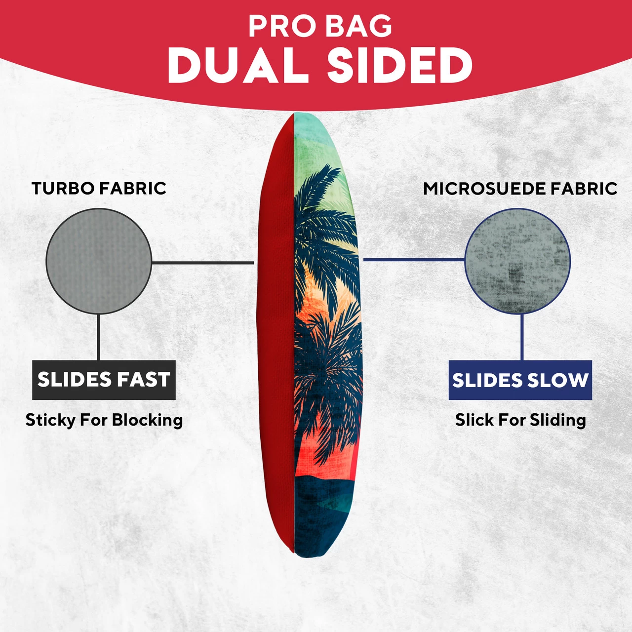 Palm Trees Professional Cornhole Bags - Set Of 8 5 Palm Trees Professional Cornhole Bags - Set Of 8 - Image 3