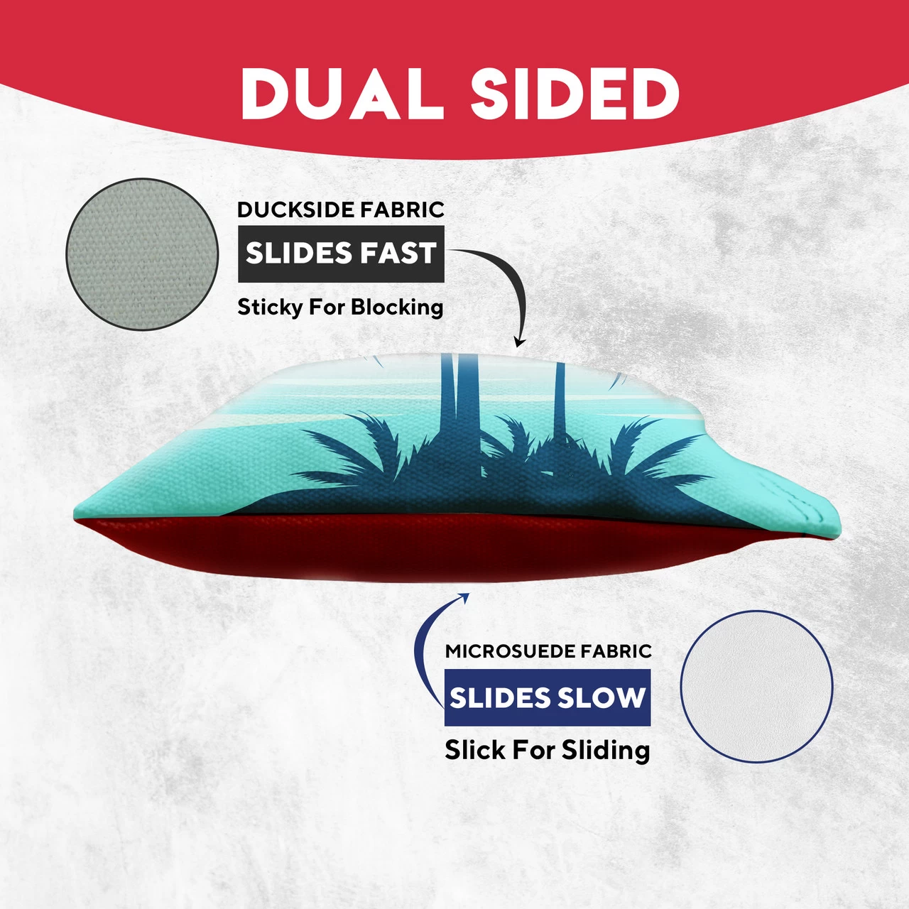 Tropical Palms Tournament Cornhole Bags - Set Of 8 5 Tropical Palms Tournament Cornhole Bags - Set Of 8 - Image 3