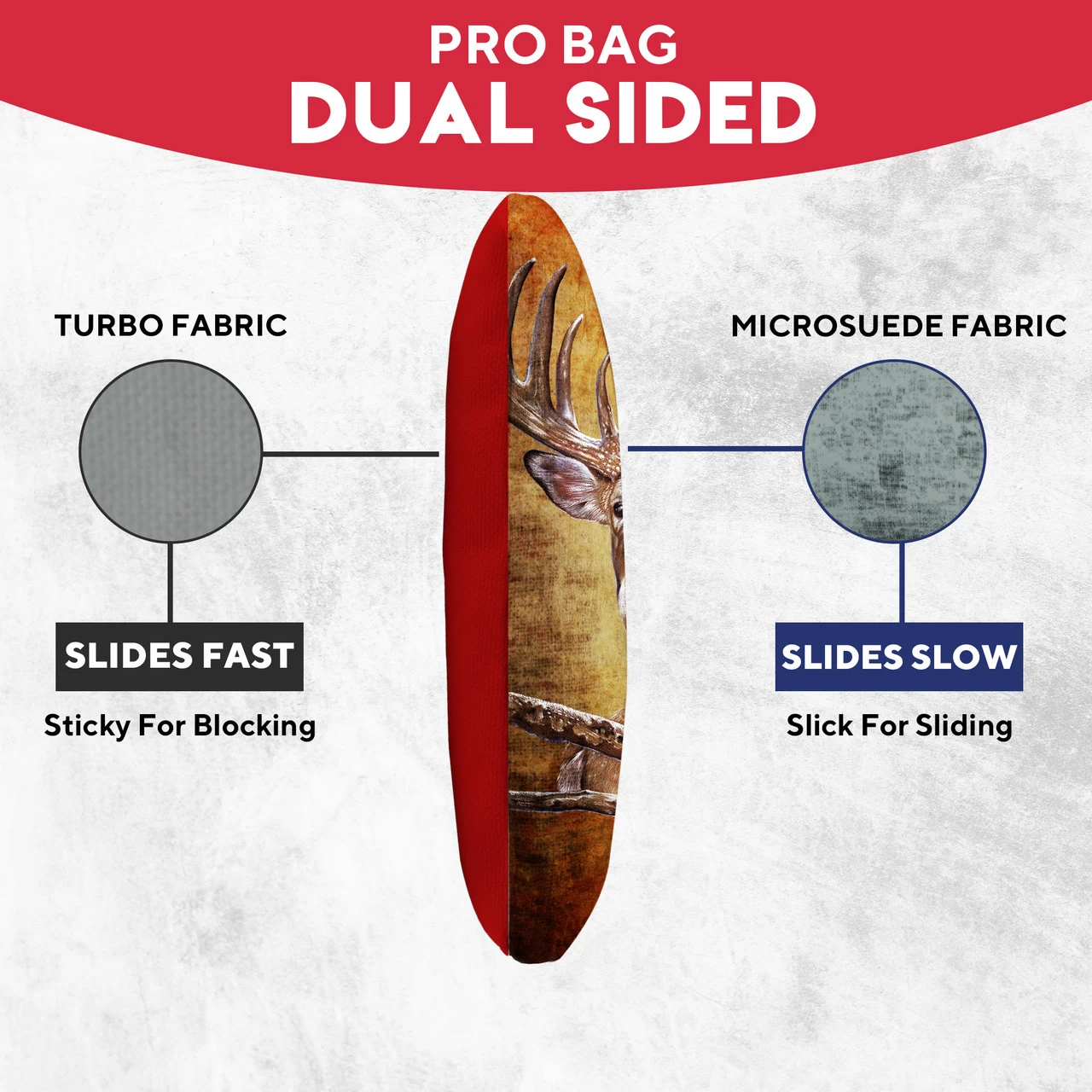 Deer Professional Cornhole Bags - Set Of 8 5 Deer Professional Cornhole Bags - Set Of 8 - Image 3