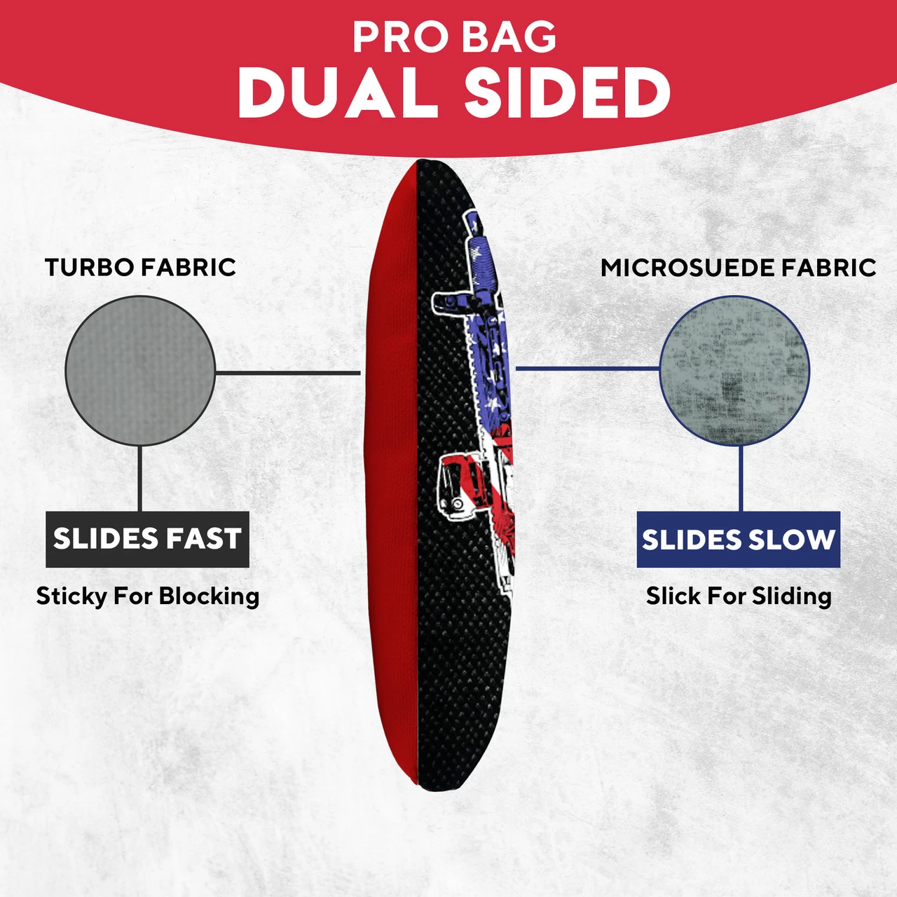 Flag Skull Guns Professional Cornhole Bags - Set Of 8 5 Flag Skull Guns Professional Cornhole Bags - Set Of 8 - Image 3