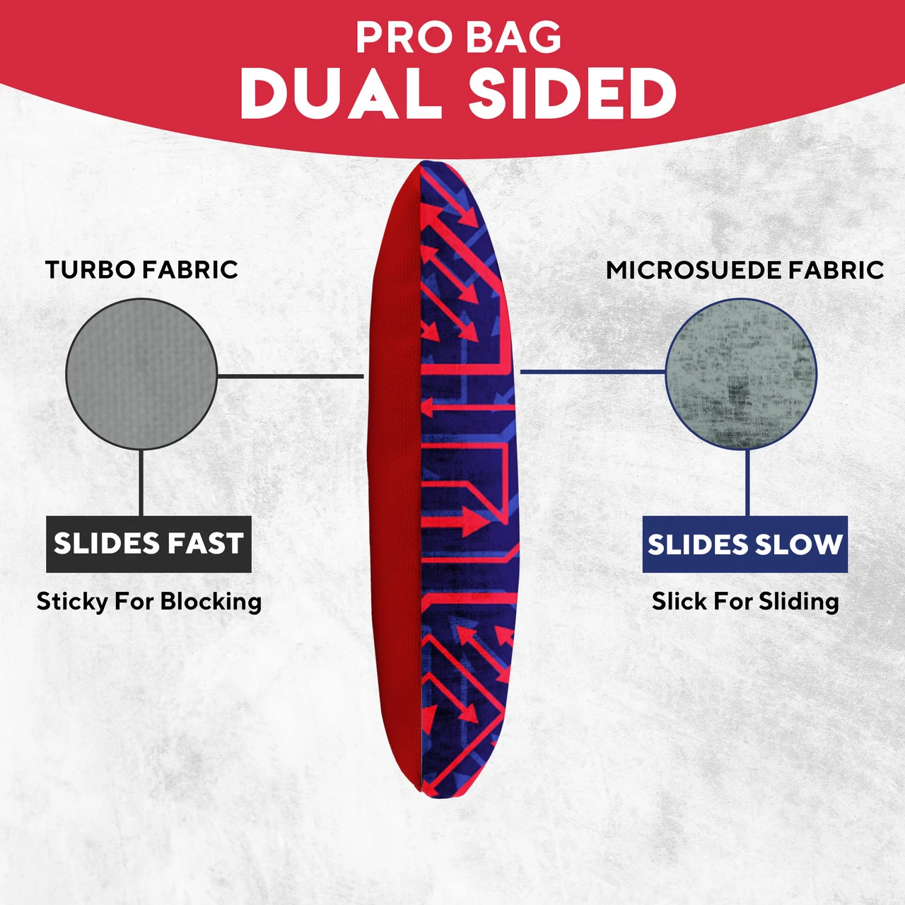 Red Yellow Tech Professional Cornhole Bags - Set Of 8 5 Red Yellow Tech Professional Cornhole Bags - Set Of 8 - Image 3