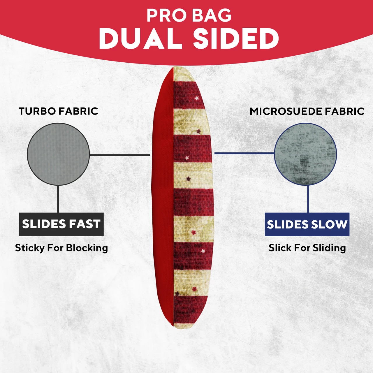 Stars Stripes Professional Cornhole Bags - Set Of 8 5 Stars Stripes Professional Cornhole Bags - Set Of 8 - Image 3