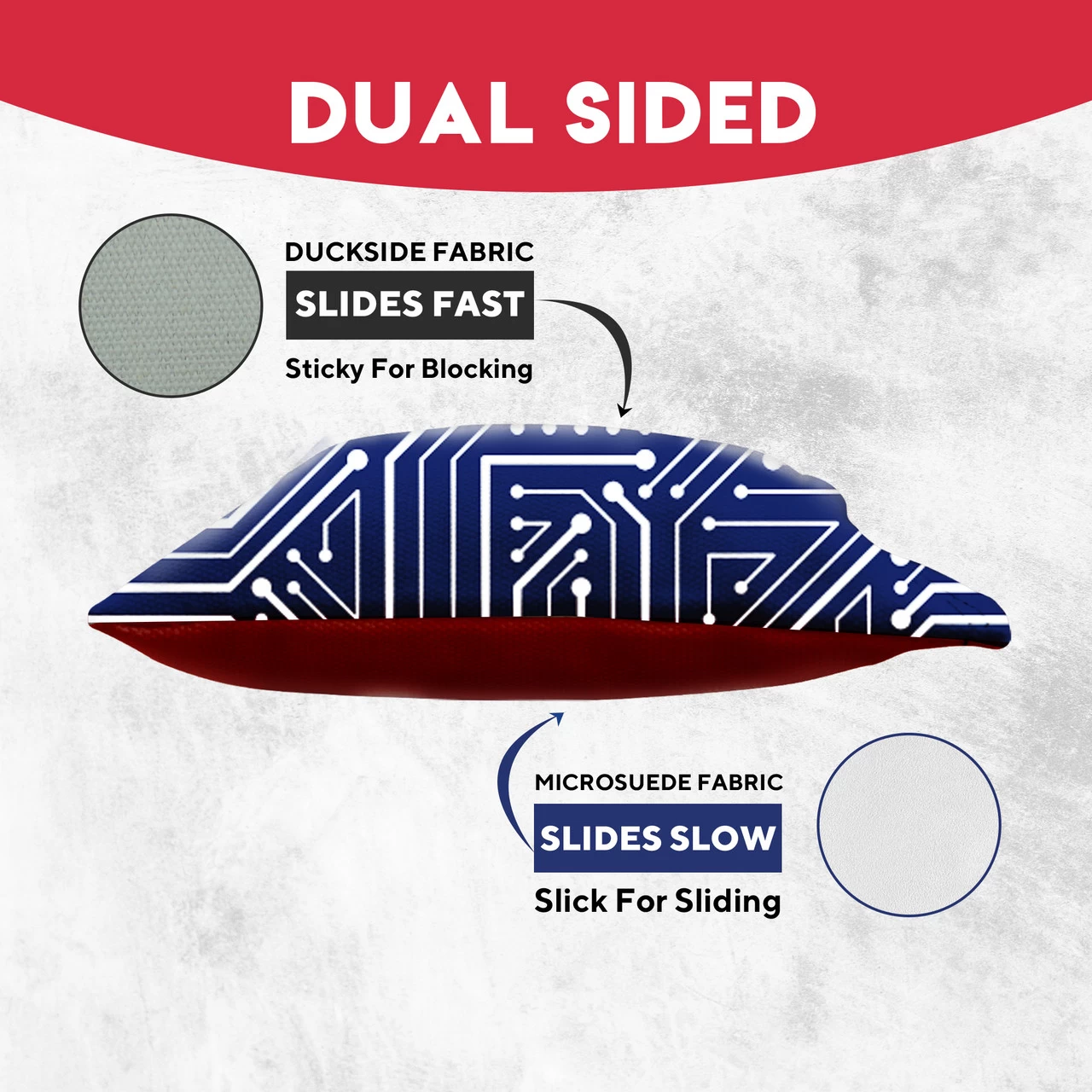 Blue Pink Purple Tech Tournament Cornhole Bags - Set Of 8 5 Blue Pink Purple Tech Tournament Cornhole Bags - Set Of 8 - Image 3