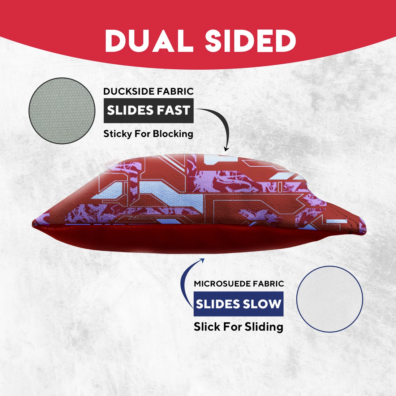 Green Purple Tech Fusion Tournament Cornhole Bags - Set Of 8 5 Green Purple Tech Fusion Tournament Cornhole Bags - Set Of 8 - Image 3