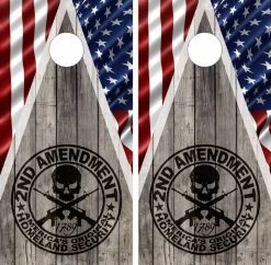 2nd Amendment Version 5 Cornhole Wraps - Set Of 2