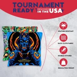 Colorful Skull Tournament Cornhole Bags - Set Of 8 12 Colorful Skull Tournament Cornhole Bags - Set Of 8 -Pro Cornhole Shop 3 05700.1708460840