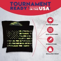 Camo Skull Tournament Cornhole Bags - Set Of 8 12 Camo Skull Tournament Cornhole Bags - Set Of 8 -Pro Cornhole Shop 3 05957.1708563767