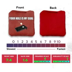 Your Hole Is My Goal Professional Cornhole Bags - Set Of 8 11 Your Hole Is My Goal Professional Cornhole Bags - Set Of 8 -Pro Cornhole Shop 3 11182.1707198954