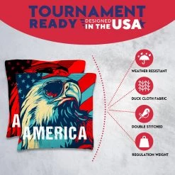 Eagle Shades Tournament Cornhole Bags - Set Of 8 12 Eagle Shades Tournament Cornhole Bags - Set Of 8 -Pro Cornhole Shop 3 13154.1708223964