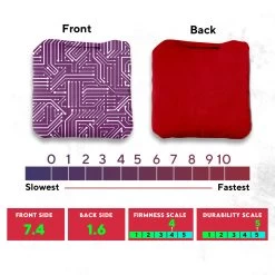 Blue Purple Tech Professional Cornhole Bags - Set Of 8 11 Blue Purple Tech Professional Cornhole Bags - Set Of 8 -Pro Cornhole Shop 3 18391.1708050991
