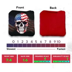 Flag Skull Professional Cornhole Bags - Set Of 8 11 Flag Skull Professional Cornhole Bags - Set Of 8 -Pro Cornhole Shop 3 35752.1707111714