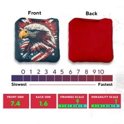 Red Gold Eagle Professional Cornhole Bags - Set Of 8 11 Red Gold Eagle Professional Cornhole Bags - Set Of 8 -Pro Cornhole Shop 3 36210.1707354554