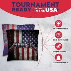 Merica Tournament Cornhole Bags - Set Of 8 -Pro Cornhole Shop 3 47098.1708461123