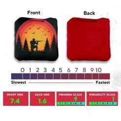 Red Purple Hunter Professional Cornhole Bags - Set Of 8 -Pro Cornhole Shop 3 56990.1707376105