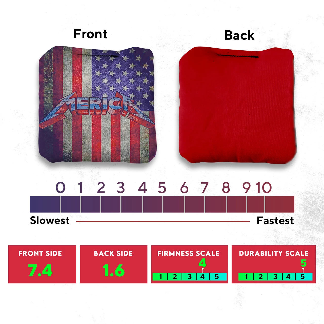 Merica Professional Cornhole Bags - Set Of 8 6 Merica Professional Cornhole Bags - Set Of 8 - Image 4