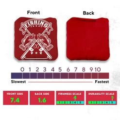 Red Blue Fish Logo Professional Cornhole Bags - Set Of 8 11 Red Blue Fish Logo Professional Cornhole Bags - Set Of 8 -Pro Cornhole Shop 3 86870.1707376015