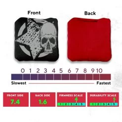 Black Green Star Skull Professional Cornhole Bags - Set Of 8 11 Black Green Star Skull Professional Cornhole Bags - Set Of 8 -Pro Cornhole Shop 3 93838.1707196165