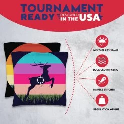 Deer In Scope Tournament Cornhole Bags - Set Of 8 -Pro Cornhole Shop 3 98188.1708293684