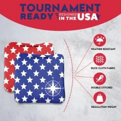 Compass Star Professional Cornhole Bags - Set Of 8 12 Compass Star Professional Cornhole Bags - Set Of 8 -Pro Cornhole Shop 4 26163.1707196287