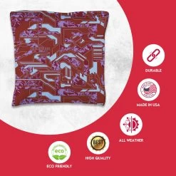 Green Purple Tech Fusion Tournament Cornhole Bags - Set Of 8 9 Green Purple Tech Fusion Tournament Cornhole Bags - Set Of 8 -Pro Cornhole Shop 4 30873.1708644099