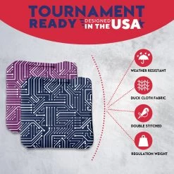 Blue Purple Tech Professional Cornhole Bags - Set Of 8 12 Blue Purple Tech Professional Cornhole Bags - Set Of 8 -Pro Cornhole Shop 4 48935.1708050995