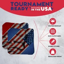 Sideway Flag Professional Cornhole Bags - Set Of 8 11 Sideway Flag Professional Cornhole Bags - Set Of 8 -Pro Cornhole Shop 4 89101.1707198151