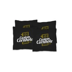 Custom Cornhole Bags - Set Of 4 -Pro Cornhole Shop 4custombags black ccc 49757.1697138790
