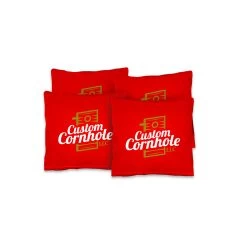 Custom Cornhole Bags - Set Of 4 -Pro Cornhole Shop 4custombags red ccc 34484.1697138792