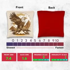 Blue Gold Eagle Tournament Cornhole Bags - Set Of 8 11 Blue Gold Eagle Tournament Cornhole Bags - Set Of 8 -Pro Cornhole Shop 5 04300.1708461536