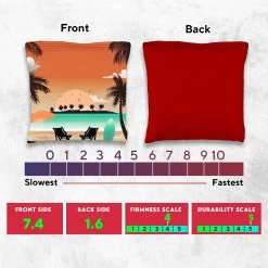 Tropical Red Orange Tournament Cornhole Bags - Set Of 8 11 Tropical Red Orange Tournament Cornhole Bags - Set Of 8 -Pro Cornhole Shop 5 23826.1708652484