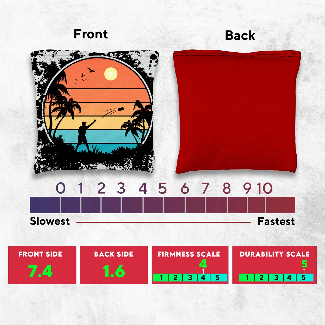 Cornhole Thrower Tournament Cornhole Bags - Set Of 8 6 Cornhole Thrower Tournament Cornhole Bags - Set Of 8 - Image 4