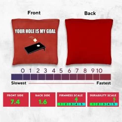 Your Hole Is My Goal Tournament Cornhole Bags - Set Of 8 11 Your Hole Is My Goal Tournament Cornhole Bags - Set Of 8 -Pro Cornhole Shop 5 33960.1708292776