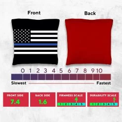 Blue Lines Flag Tournament Cornhole Bags - Set Of 8 11 Blue Lines Flag Tournament Cornhole Bags - Set Of 8 -Pro Cornhole Shop 5 42535.1708292437