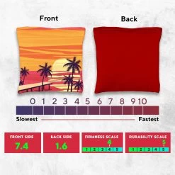Blue Red Beach Tournament Cornhole Bags - Set Of 8 11 Blue Red Beach Tournament Cornhole Bags - Set Of 8 -Pro Cornhole Shop 5 48143.1708652639