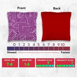 Blue Pink Purple Tech Tournament Cornhole Bags - Set Of 8 11 Blue Pink Purple Tech Tournament Cornhole Bags - Set Of 8 -Pro Cornhole Shop 5 57412.1708643889