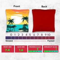 Blue Green Water Beach Tournament Cornhole Bags - Set Of 8 -Pro Cornhole Shop 5 63662.1708652565