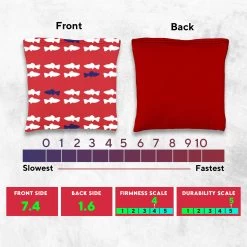 Red Blue Fish Tournament Cornhole Bags - Set Of 8 11 Red Blue Fish Tournament Cornhole Bags - Set Of 8 -Pro Cornhole Shop 5 65399.1708294510